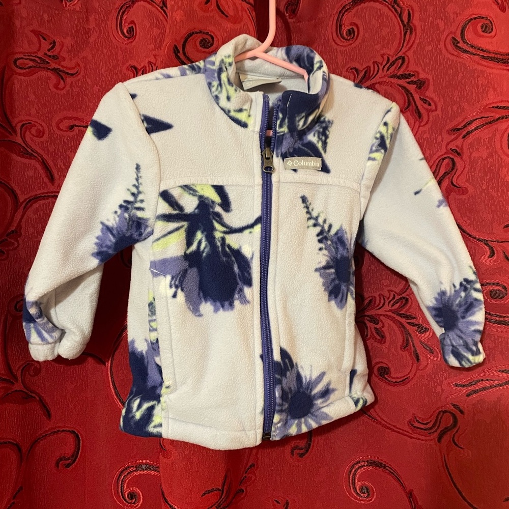 Columbia Blue and White Fleece Jacket